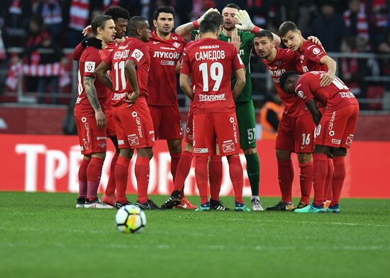 Football. Russian Football Premier League. Spartak vs. Akhmat