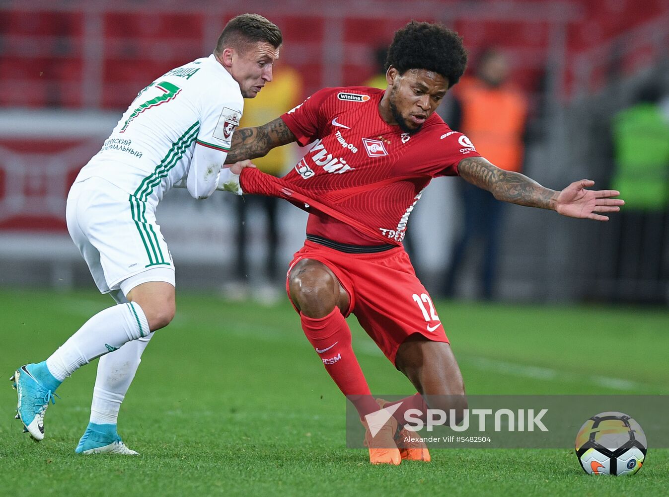 Football. Russian Football Premier League. Spartak vs. Akhmat