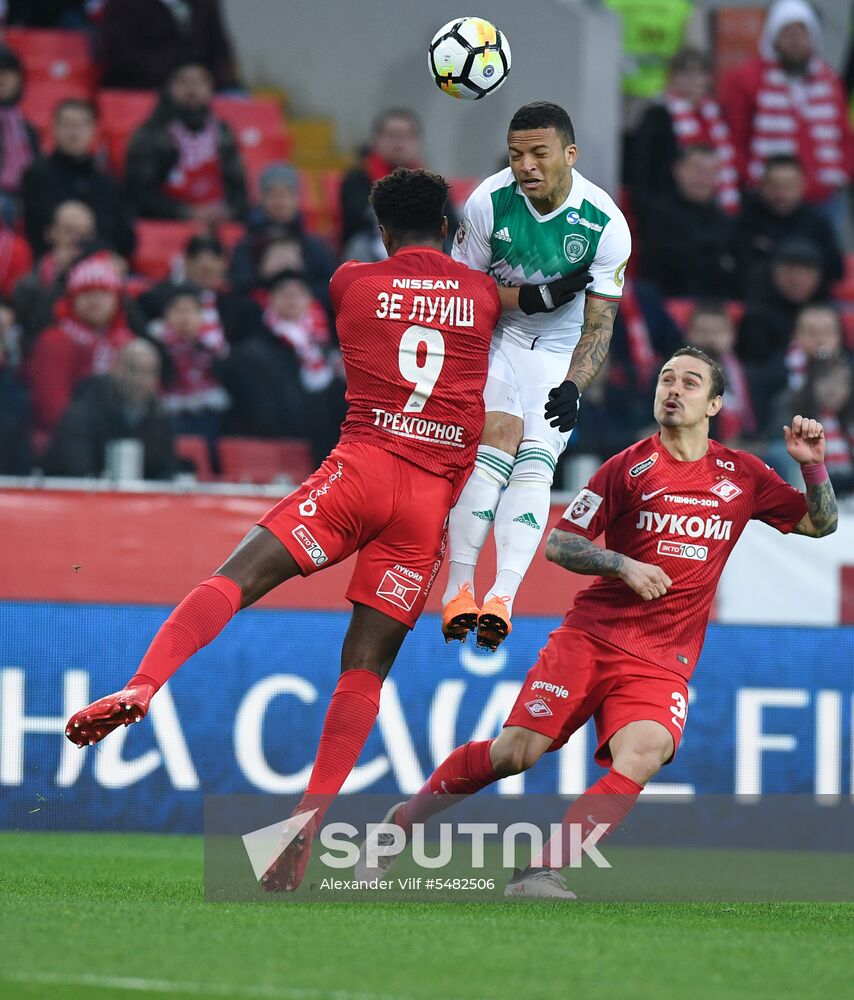 Football. Russian Football Premier League. Spartak vs. Akhmat