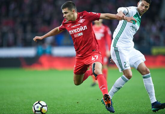 Football. Russian Football Premier League. Spartak vs. Akhmat