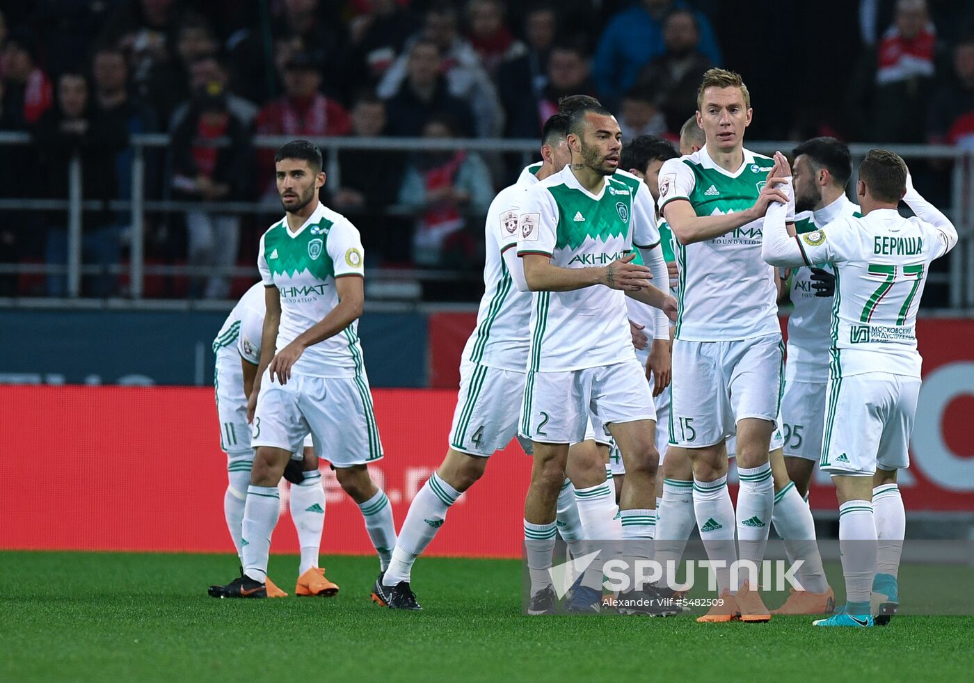 Football. Russian Football Premier League. Spartak vs. Akhmat