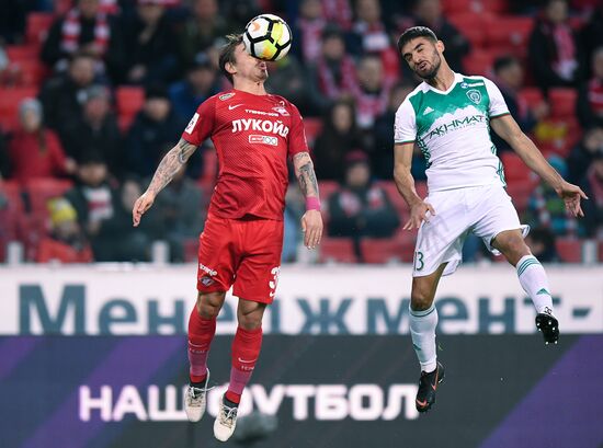 Football. Russian Football Premier League. Spartak vs. Akhmat