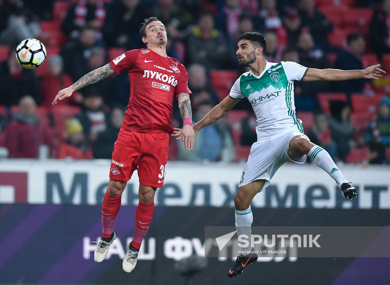 Football. Russian Football Premier League. Spartak vs. Akhmat