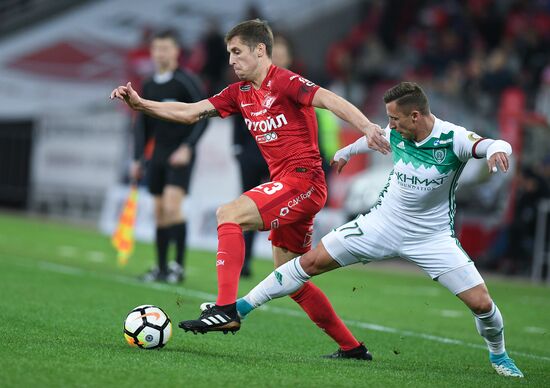 Football. Russian Football Premier League. Spartak vs. Akhmat