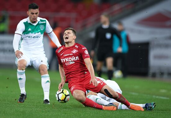 Football. Russian Football Premier League. Spartak vs. Akhmat