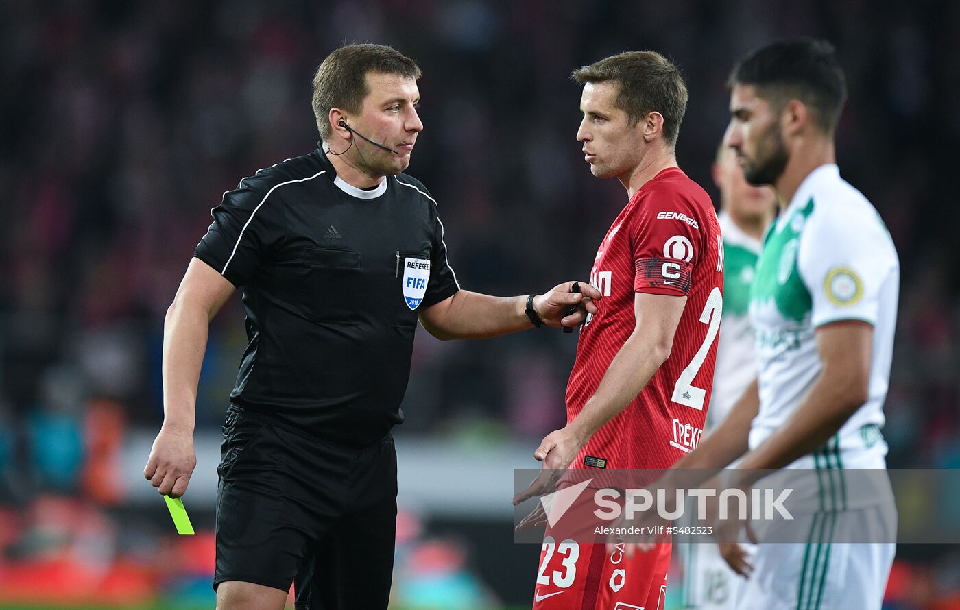 Football. Russian Football Premier League. Spartak vs. Akhmat