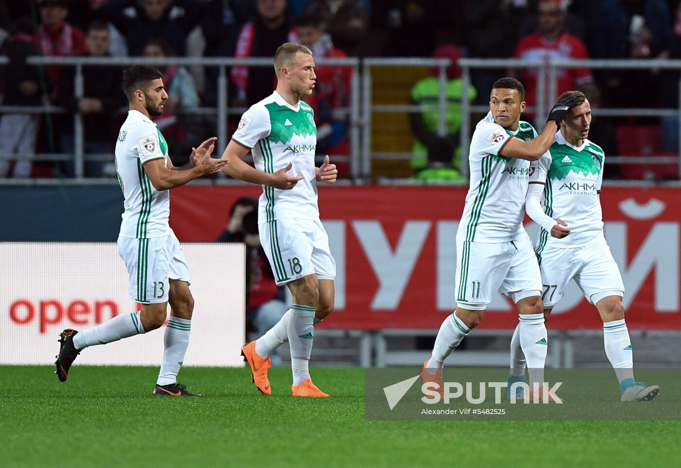 Football. Russian Football Premier League. Spartak vs. Akhmat