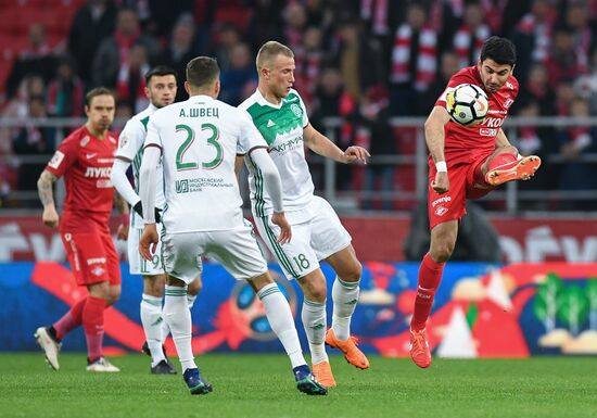 Football. Russian Football Premier League. Spartak vs. Akhmat