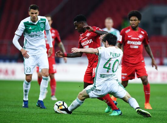 Football. Russian Football Premier League. Spartak vs. Akhmat