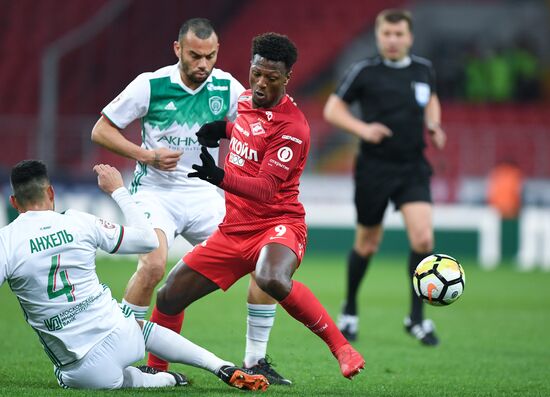 Football. Russian Football Premier League. Spartak vs. Akhmat