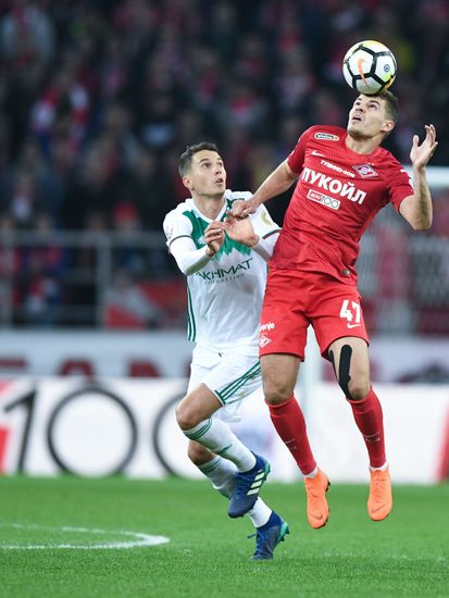 Football. Russian Football Premier League. Spartak vs. Akhmat