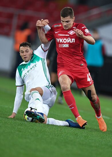 Football. Russian Football Premier League. Spartak vs. Akhmat