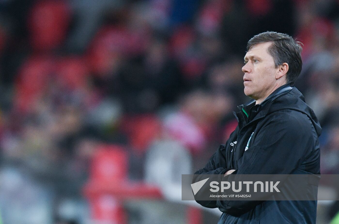 Football. Russian Football Premier League. Spartak vs. Akhmat