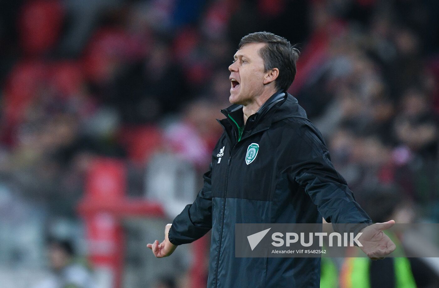 Football. Russian Football Premier League. Spartak vs. Akhmat