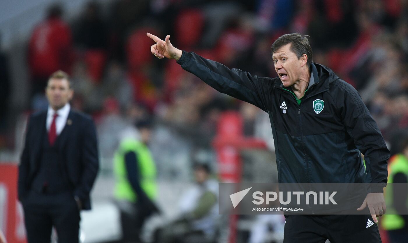 Football. Russian Football Premier League. Spartak vs. Akhmat