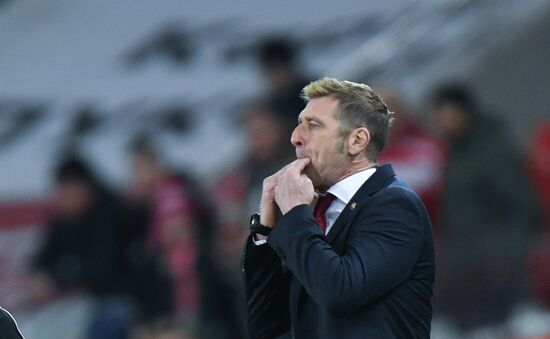 Football. Russian Football Premier League. Spartak vs. Akhmat