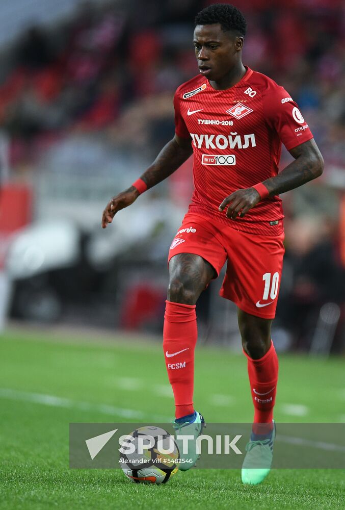 Football. Russian Football Premier League. Spartak vs. Akhmat