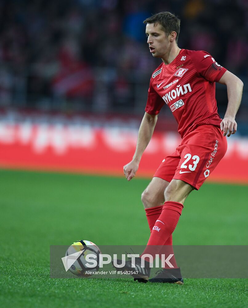 Football. Russian Football Premier League. Spartak vs. Akhmat
