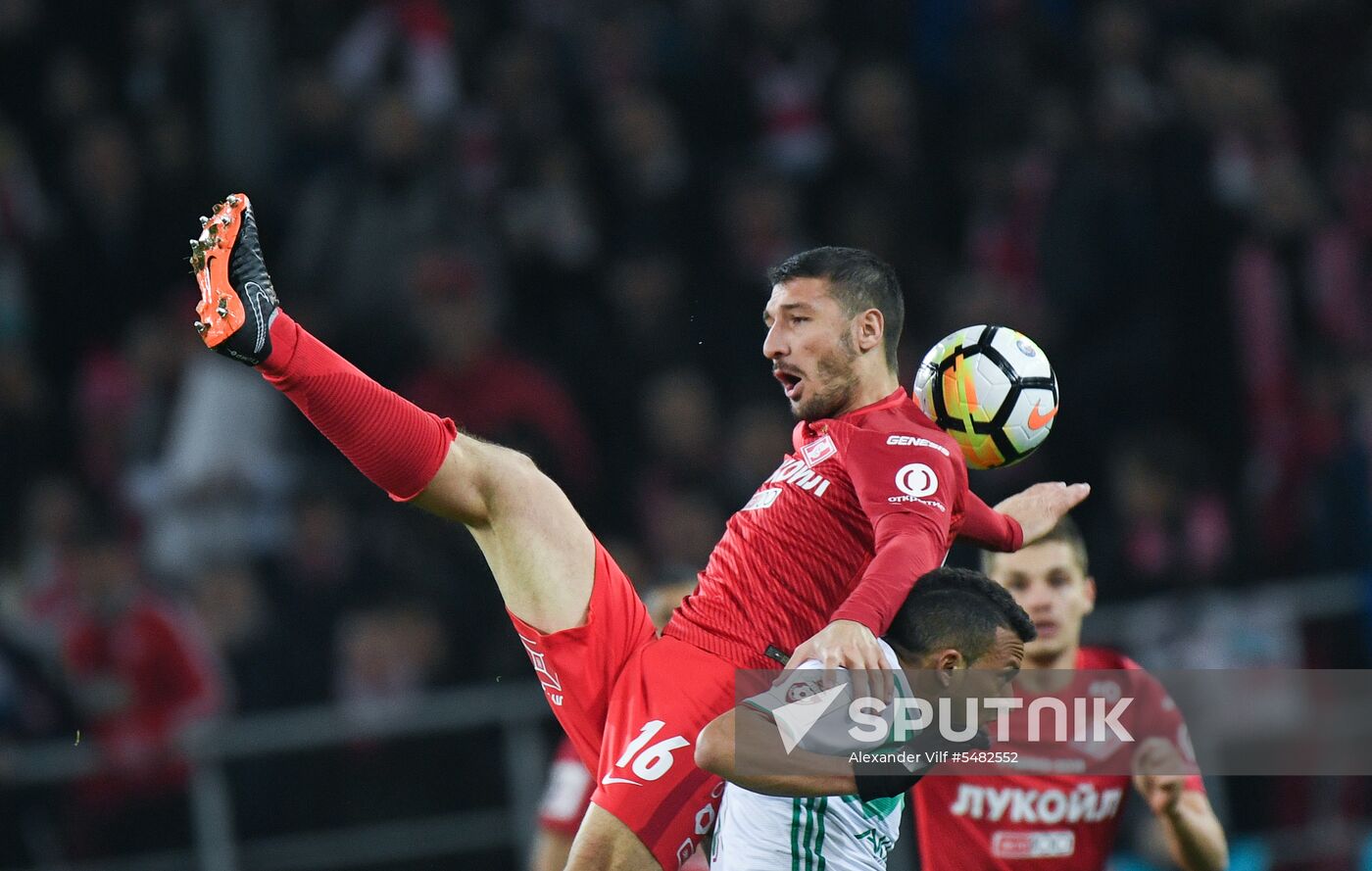 Football. Russian Football Premier League. Spartak vs. Akhmat