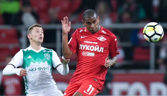 Football. Russian Football Premier League. Spartak vs. Akhmat
