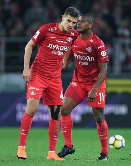 Football. Russian Football Premier League. Spartak vs. Akhmat