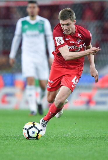 Football. Russian Football Premier League. Spartak vs. Akhmat