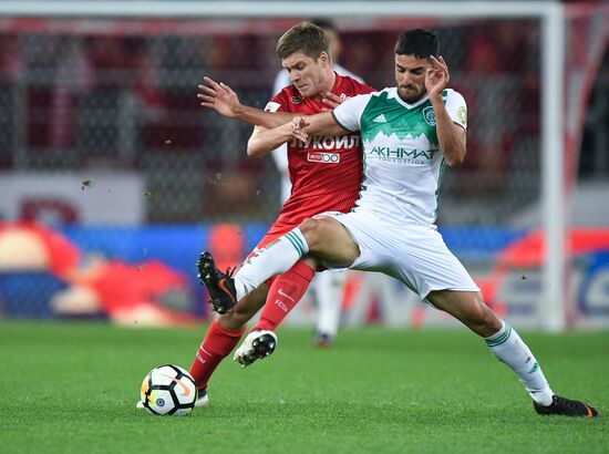 Football. Russian Football Premier League. Spartak vs. Akhmat