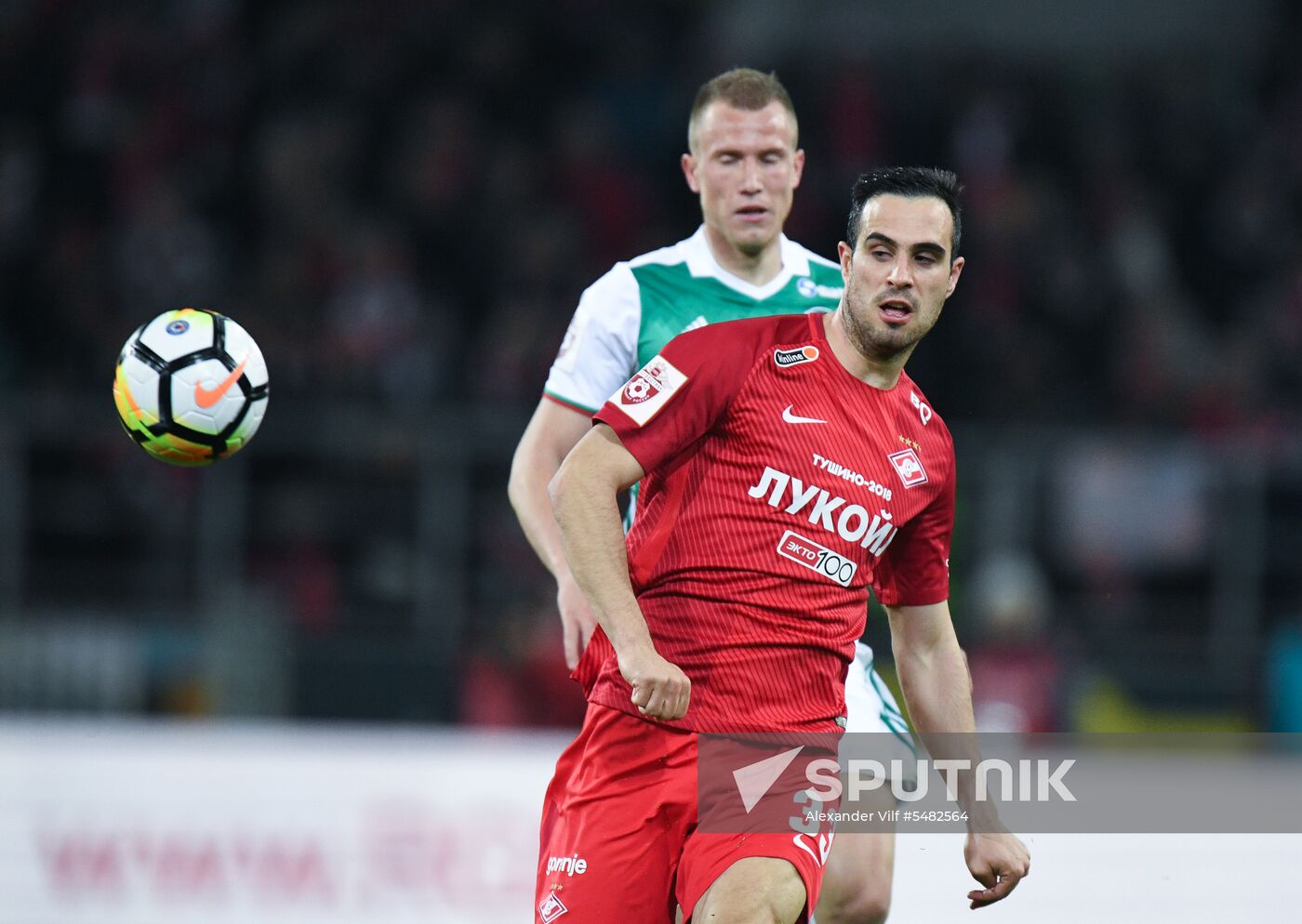 Football. Russian Football Premier League. Spartak vs. Akhmat