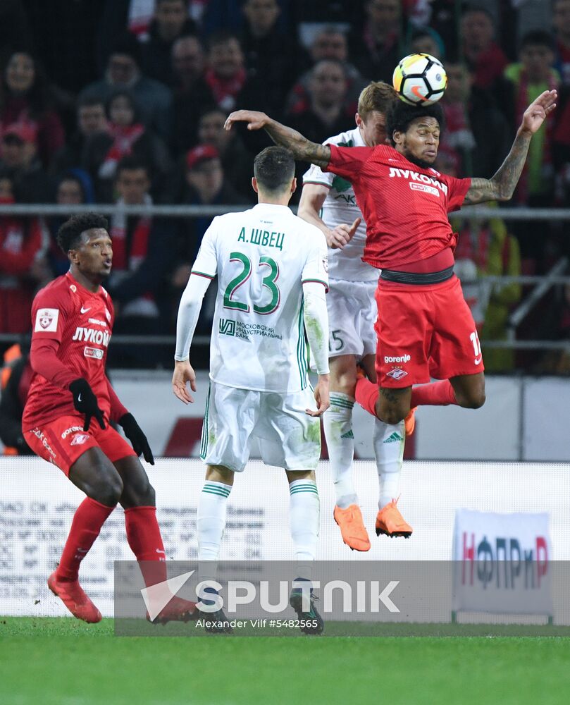 Football. Russian Football Premier League. Spartak vs. Akhmat