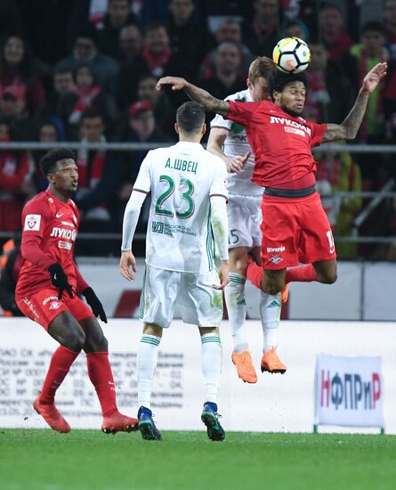 Football. Russian Football Premier League. Spartak vs. Akhmat