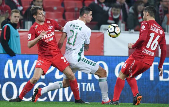 Football. Russian Football Premier League. Spartak vs. Akhmat