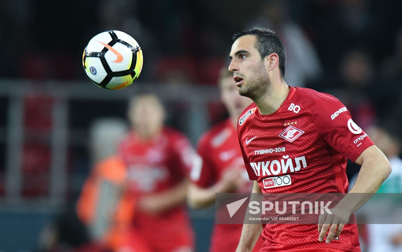 Football. Russian Football Premier League. Spartak vs. Akhmat
