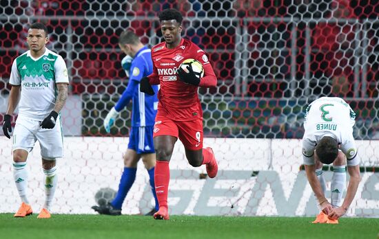 Football. Russian Football Premier League. Spartak vs. Akhmat
