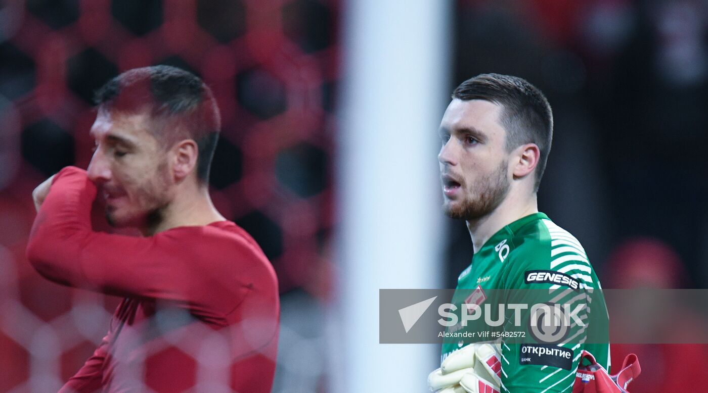 Football. Russian Football Premier League. Spartak vs. Akhmat