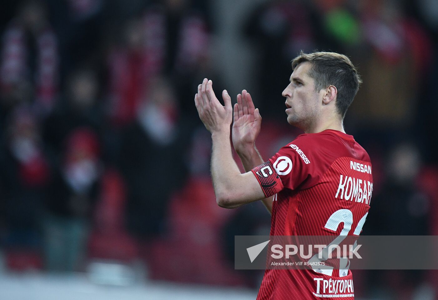 Football. Russian Football Premier League. Spartak vs. Akhmat