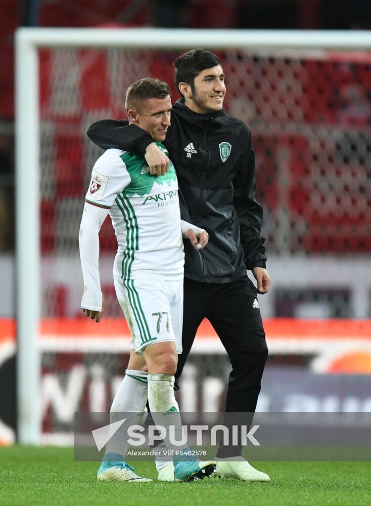 Football. Russian Football Premier League. Spartak vs. Akhmat