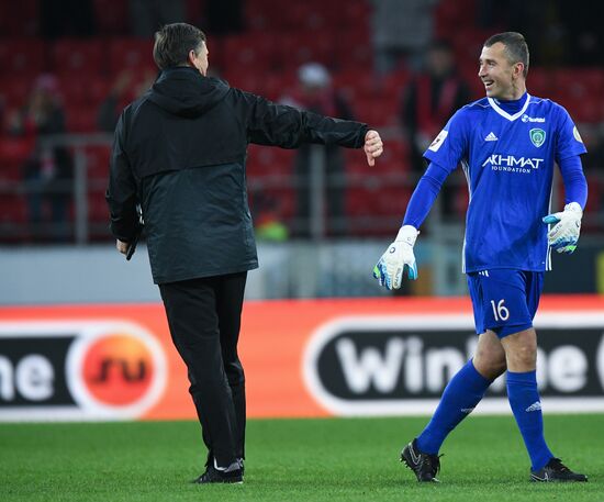 Football. Russian Football Premier League. Spartak vs. Akhmat