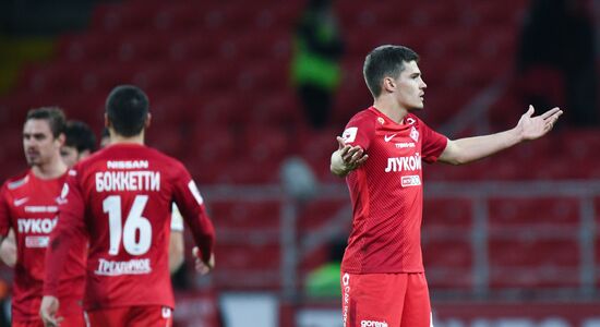 Football. Russian Football Premier League. Spartak vs. Akhmat