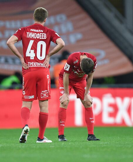 Football. Russian Football Premier League. Spartak vs. Akhmat