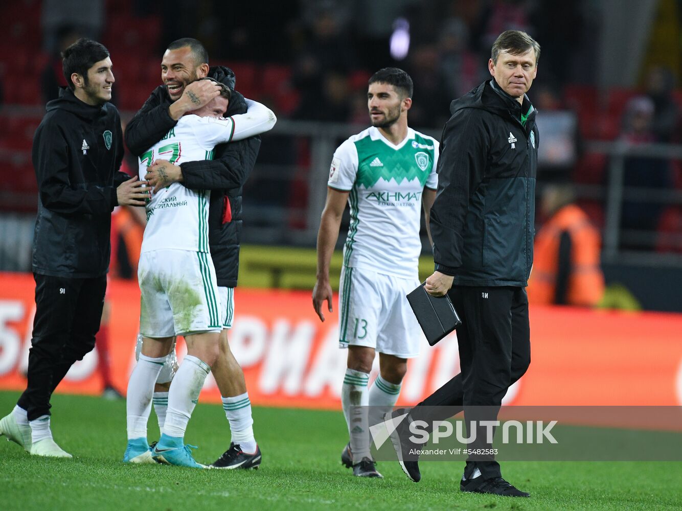 Football. Russian Football Premier League. Spartak vs. Akhmat