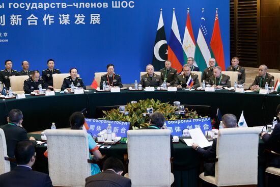 SCO Defense Ministers Meeting in China