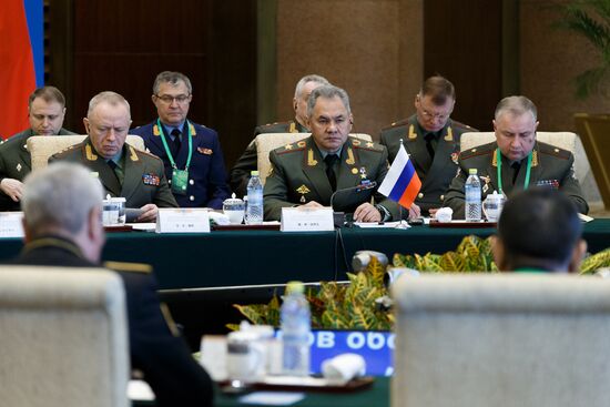 SCO Defense Ministers Meeting in China