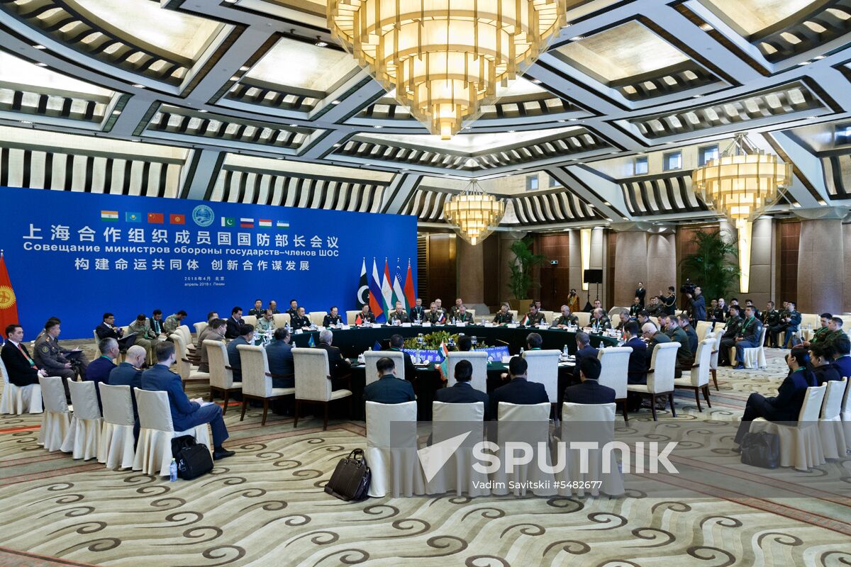 SCO Defense Ministers Meeting in China