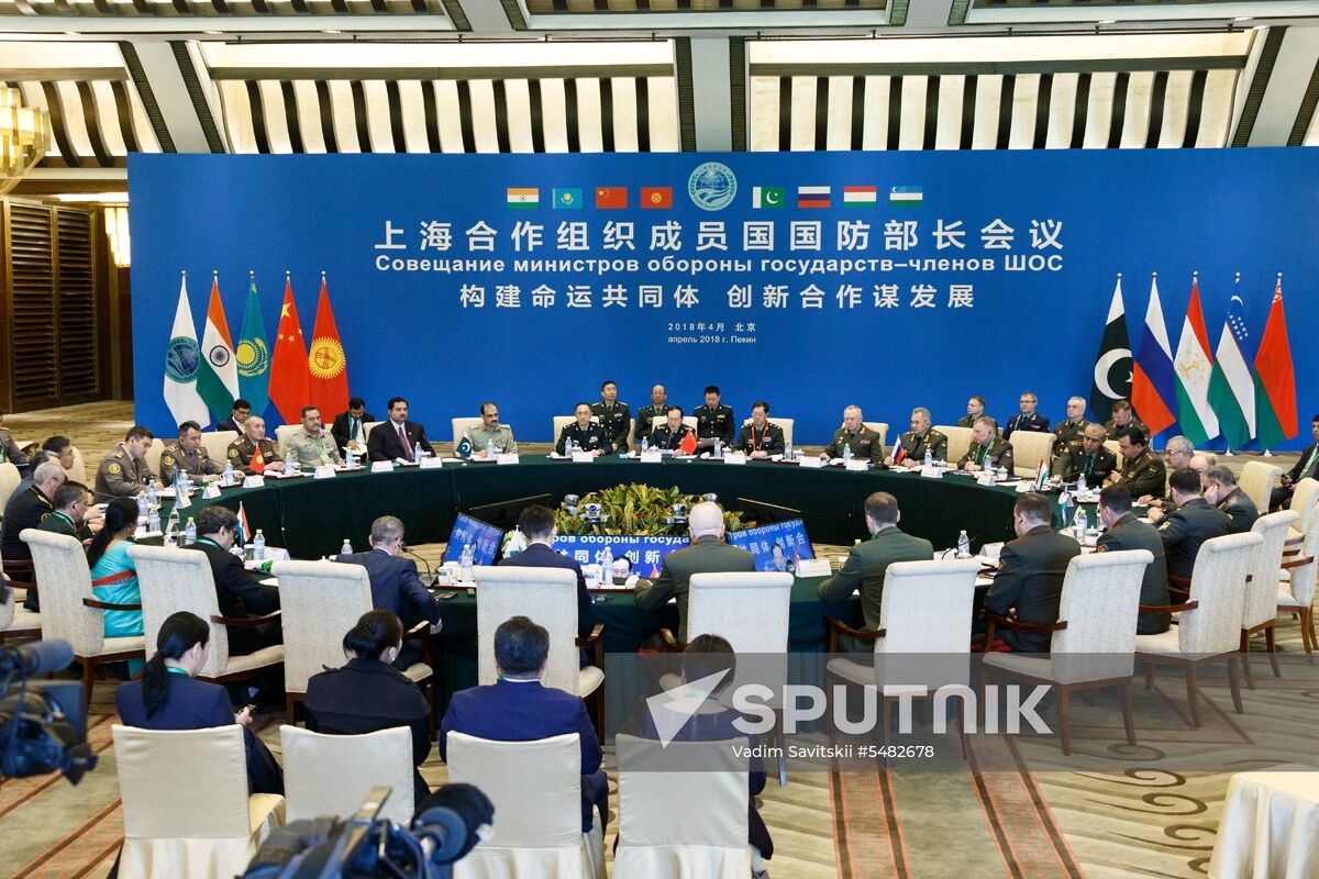SCO Defense Ministers Meeting in China