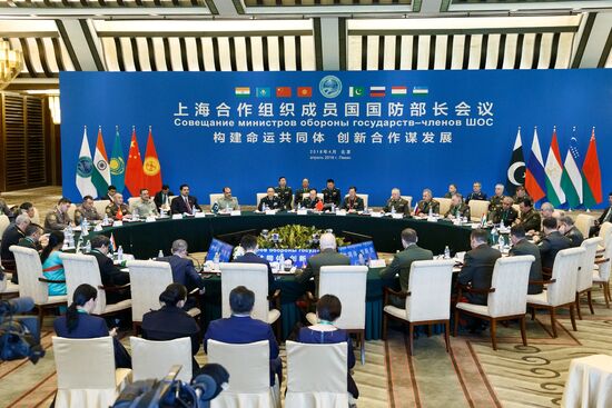 SCO Defense Ministers Meeting in China
