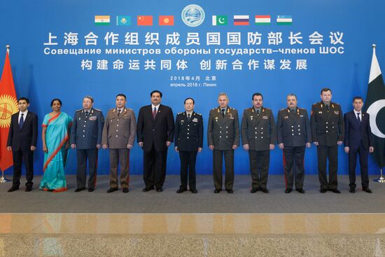 SCO Defense Ministers Meeting in China
