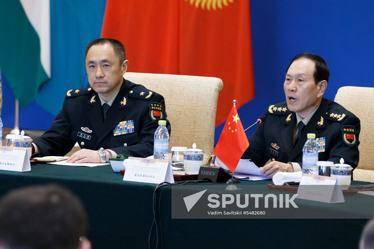 SCO Defense Ministers Meeting in China