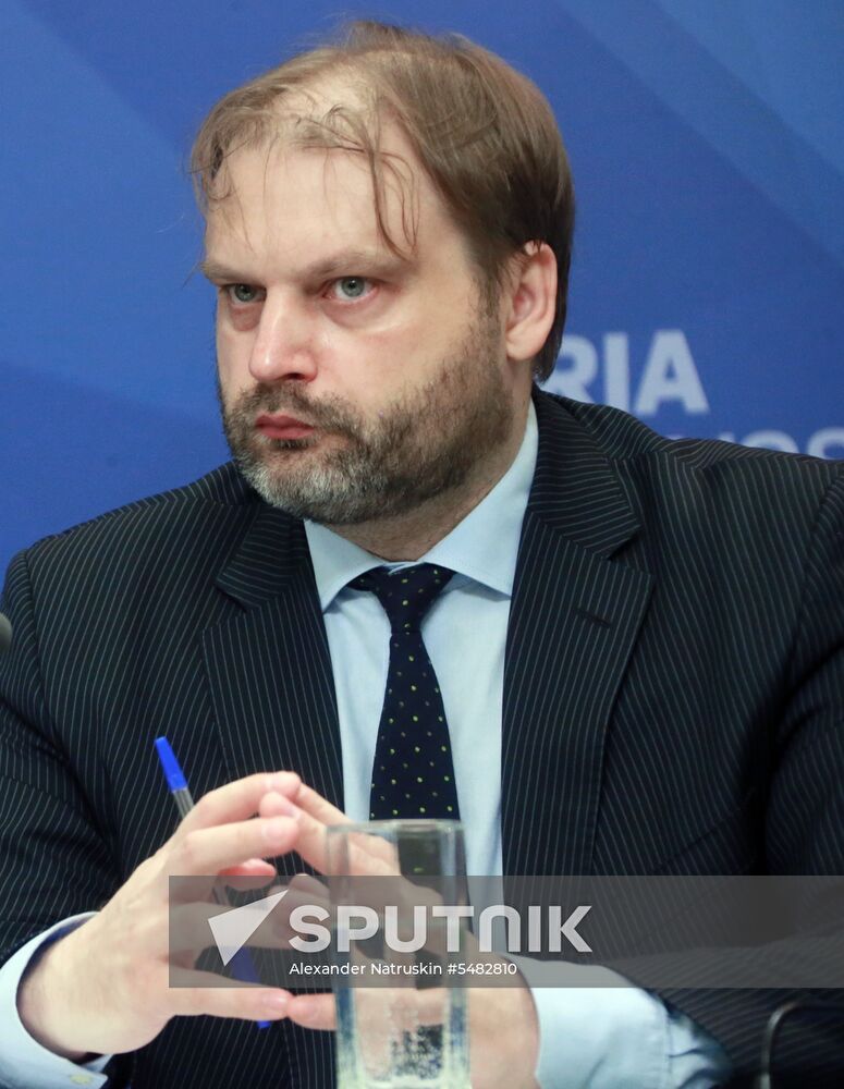 News conference on arrest of human rights defender Alexander Gaponenko by Latvian authorities