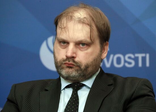 News conference on arrest of human rights defender Alexander Gaponenko by Latvian authorities