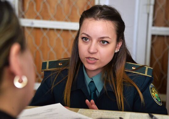 Pogranichny vehicle checkpoint in Primorye Territory